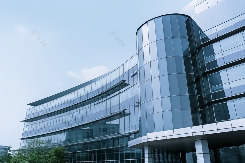 晴天仰拍商务商业办公楼大厦玻璃幕墙现代化城市建筑摄影,高清,摄影图,摄影图片,图片大全,摄影图免费下载
